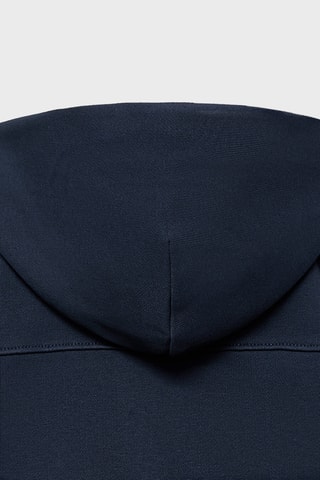 Sweater à capuche coton - Bleu marine