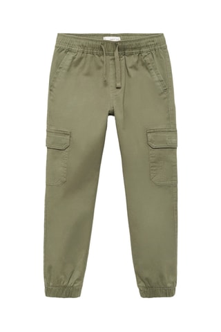Pantalon cargo coton - Kaki