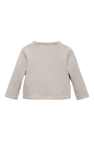 Pull-over maille coton - Beige