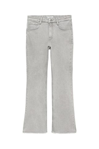 Jean flare crop - Gris