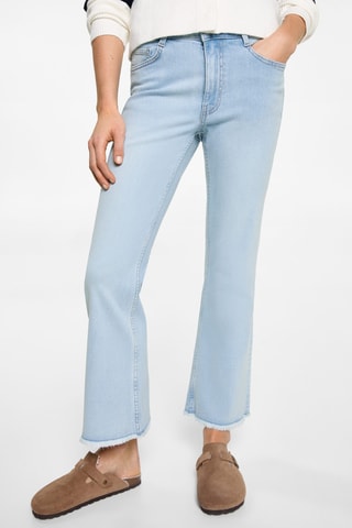 Jean flare crop - Bleu clair