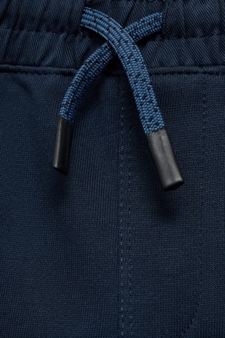Jogging coton cordon - Bleu marine