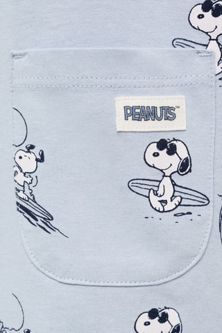 Pyjama court Snoopy - Bleu