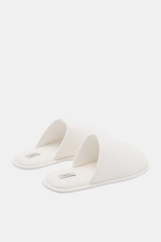 Tennis coton gaufré - Blanc