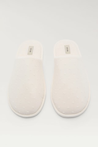 Tennis coton gaufré - Blanc