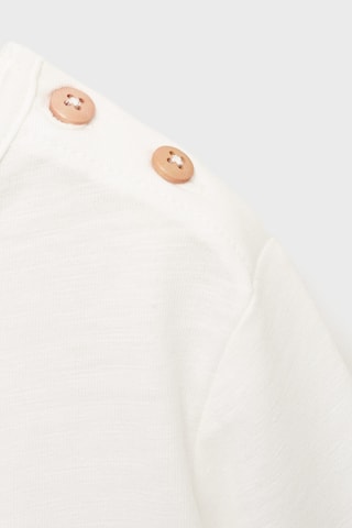 T-shirt brodé imprimé - Blanc