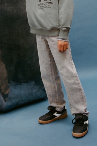 Jean dad-fit - Gris