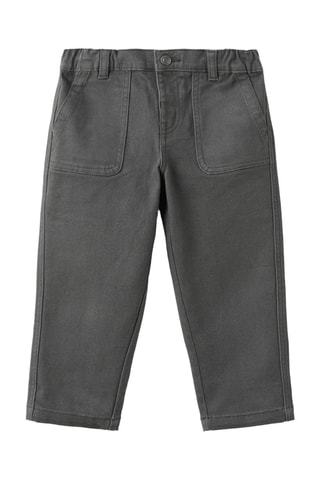 Jean droit coton - Anthracite