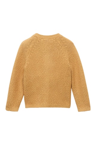 Cardigan maille boutons - Jaune