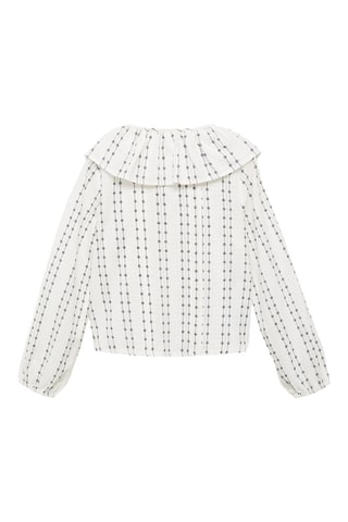 Blouse col Claudine - Blanc
