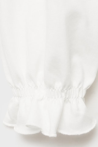 T-shirt coton message - Blanc