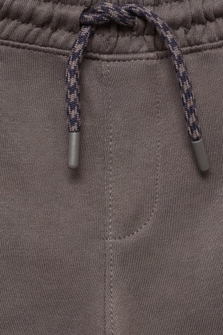 Bermuda coton cordon - Gris
