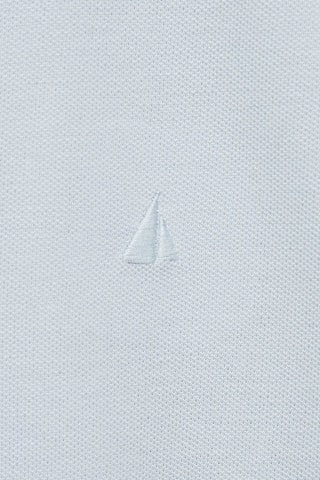 Polo col mao - Bleu