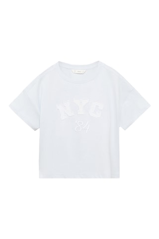 T-shirt manches courtes brodé - Bleu clair