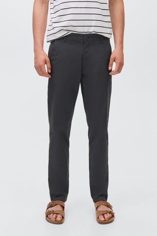 Pantalon chino élastique - Anthracite