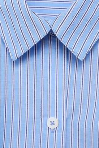 Chemise à rayures oversize - Bleu