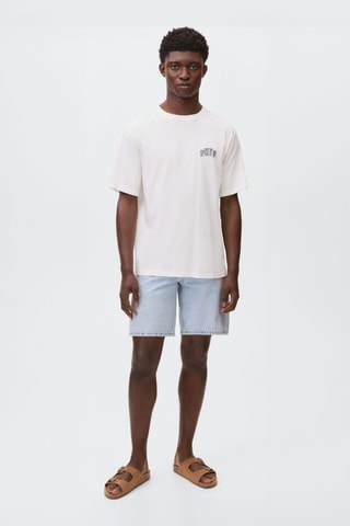 T-shirt imprimé manches courtes - Blanc