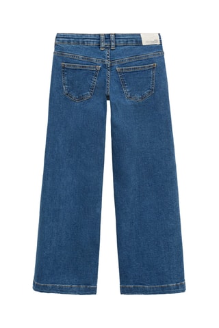 Jean taille basse à clous - Bleu marine
