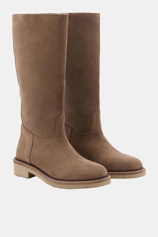 Bottes hautes cuir - Marron