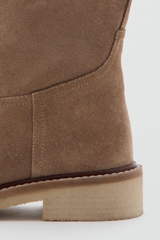 Bottes hautes cuir - Marron