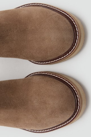 Bottes hautes cuir - Marron