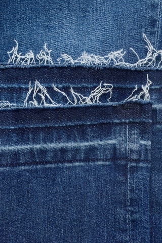 Jean flare taille basse - Bleu marine