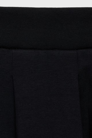 Jupe courte en coton - Noir