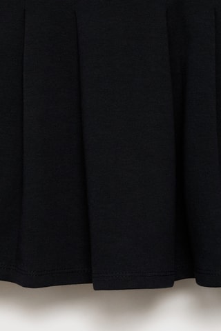 Jupe courte en coton - Noir