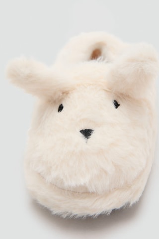 Chaussons lapin - Blanc