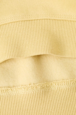 Sweat brodé et imprimé - Jaune