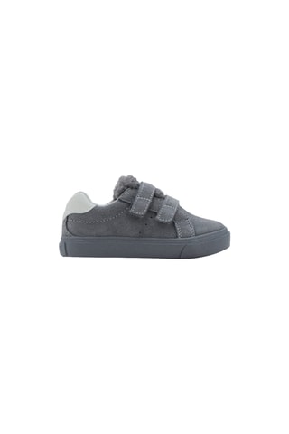 Tennis combinées cuir - Anthracite