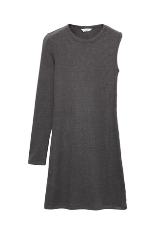 Robe maille sans manches - Gris