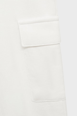 Pantalon cargo coton - Blanc