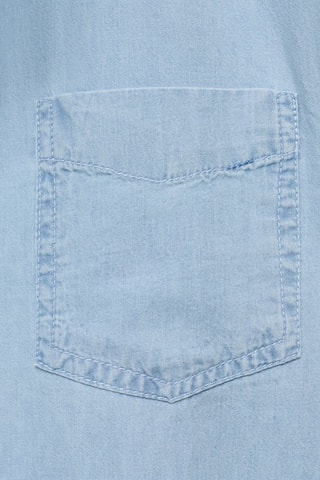 Chemise denim coton - Bleu