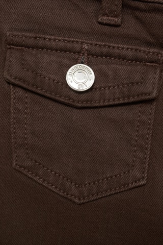 Jean flare poches - Marron