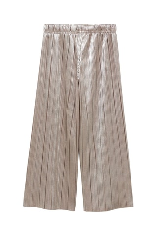 Pantalon droit plissé - Gris