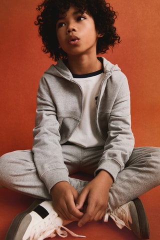 Pantalon jogger coton - Gris