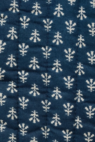Veste imprimée coton - Bleu