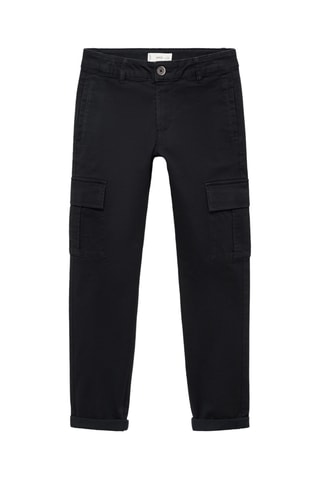 Pantalon cargo coton - Noir