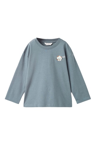 T-shirt coton imprimé - Vert clair