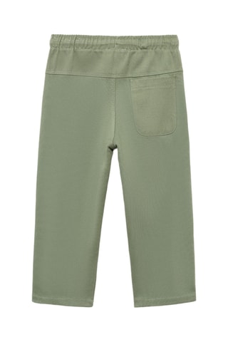 Jogging coton cordon - Vert