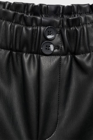 Short simili-cuir - Noir