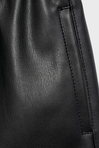 Short simili-cuir - Noir