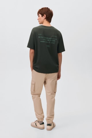 T-shirt coton imprimé - Vert
