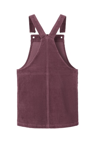 Robe chasuble velours côtelé - Rose