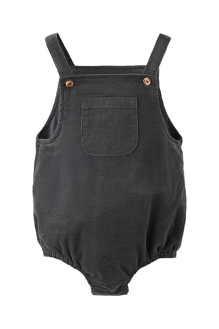 Barboteuse velours côtelé - Anthracite