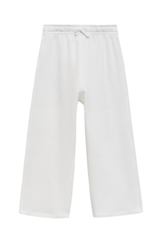 Pantalon jogger maille - Blanc