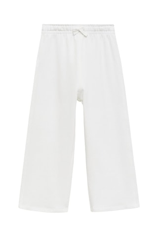 Pantalon jogger maille - Blanc