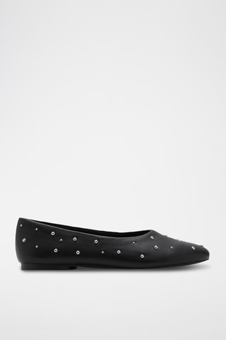 Ballerines à clous - Noir