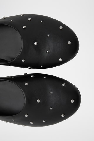 Ballerines à clous - Noir